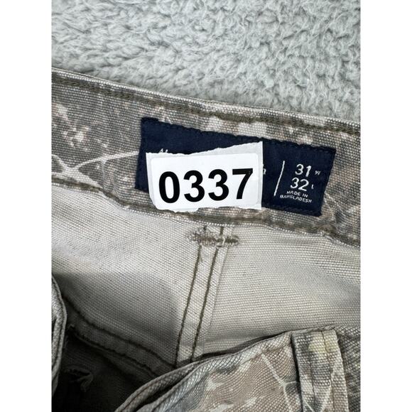 Abercrombie & Fitch Athletic Loose Workwear Camo Pants Carpenter Size 31x32(28) - Picture 14 of 14